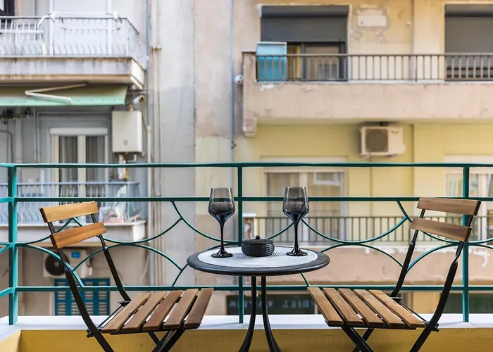 Solange By Halu! 2-bd Next To Metro Station 公寓 塞萨洛尼基